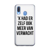 Meer verwacht: Samsung Galaxy A40 Transparant Hoesje