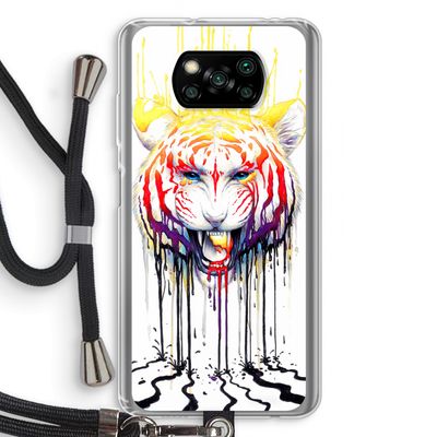 Fading: Xiaomi Poco X3 NFC Transparant Hoesje met koord