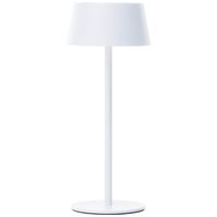 Brilliant Witte design tafellamp Picco op batterij G40400/05