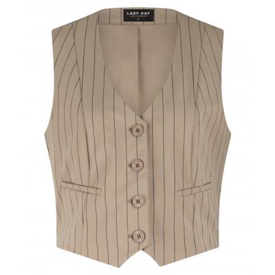 Lady day - Zand | Dames | Gilet | Zand | M | regular | Kamst mode