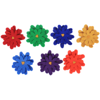 Papoose Toys Papoose Toys Rainbow Asters/7pc