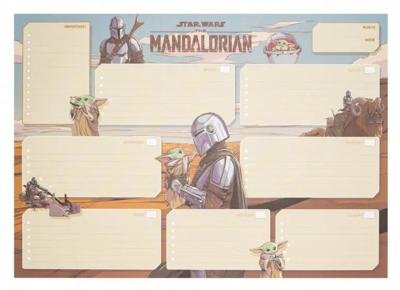 A3 Bureau Planner Star Wars the Mandalorian