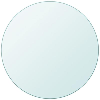 Tafelblad van gehard glas 800 mm rond