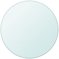 Tafelblad van gehard glas 800 mm rond