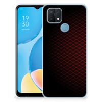 OPPO A15 | TPU bumper | Geruit Rood