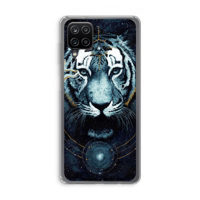 Darkness Tiger: Samsung Galaxy A12 Transparant Hoesje