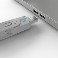 Lindy 40622 poortblokker Poortblokkeersleutel USB Type-A Blauw Acrylonitrielbutadieenstyreen (ABS) 1 stuk(s) - thumbnail