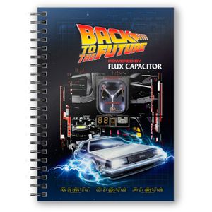 Back to the Future: Powered by Flux Capacitor Spiral Notebook Notitieboek