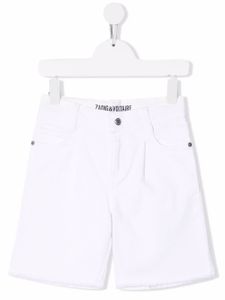 Zadig & Voltaire Kids short à taille mi-haute - Blanc