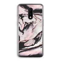 Roze stroom: OnePlus 7 Transparant Hoesje