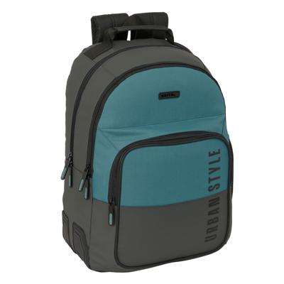 Schoolrugzak Safta Urban style Blauw Grijs 32 x 42 x 15 cm