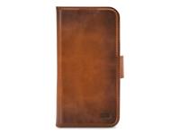 Senza Senza Desire Leather Wallet Apple iPhone 14 Burned Cognac