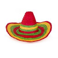 Mexicaanse Sombrero hoed voor heren - carnaval/verkleed accessoires - multi kleuren