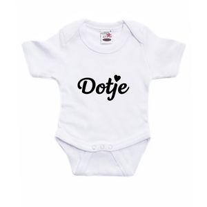 Dotje cadeau baby rompertje wit jongen/meisje