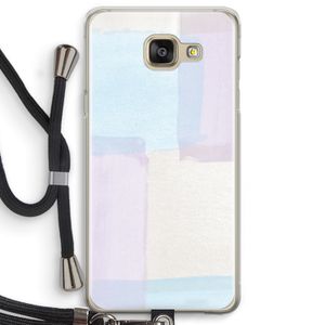 Square pastel: Samsung Galaxy A5 (2016) Transparant Hoesje met koord