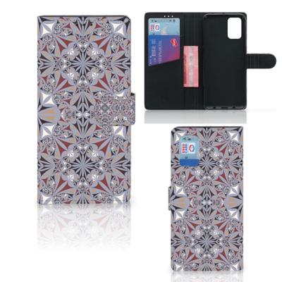 Samsung Galaxy A02s | M02s | Bookcase | Flower Tiles