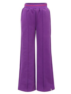 LOOXS Little winter sweat broek meisjes - paars - sportief/scuba