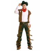 Kostuums voor Volwassenen My Other Me Bruin Cowboy - Maat: S - Maat: S
