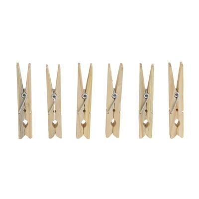 Wasknijpers jumbo - 20x - hout - wasgoedknijpers - grote knijpers
