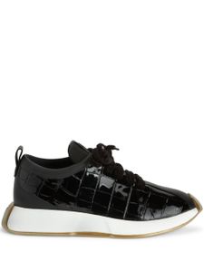 Giuseppe Zanotti baskets Ferox en cuir - Noir