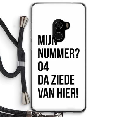 Da ziede van hier: Xiaomi Mi Mix 2 Transparant Hoesje met koord