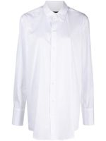 La Collection chemise boutonnée en laine vierge - Blanc