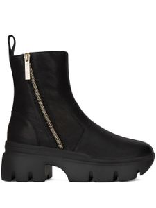 Giuseppe Zanotti bottines Apocalypse Zip en cuir - Noir