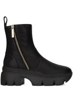 Giuseppe Zanotti bottines Apocalypse Zip en cuir - Noir - thumbnail