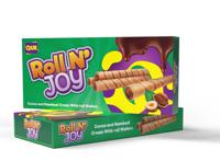 Que Wafer Que Wafer - Roll N'Joy Rolls Chocolate 100 Gram