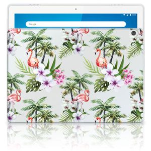 Lenovo Tab M10 Back Case Flamingo Palms