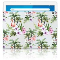 Lenovo Tab M10 Back Case Flamingo Palms