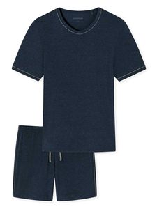 Schiesser - Pyjama Short - Tencel Premium - zwartblauw