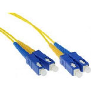 ACT 30 meter LSZH Singlemode 9/125 OS2 glasvezel patchkabel duplex met SC connectoren