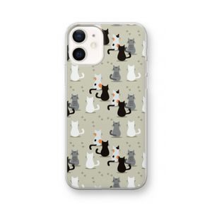 Katten: iPhone 12 Transparant Hoesje