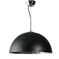 Mezzo tondo zwart zilver 50cm hanglamp