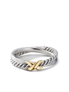 David Yurman bague Petite X en or 18ct et argent sterling