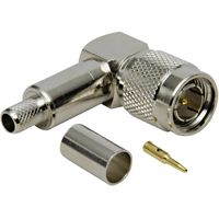 BKL Electronic 0405013/D TNC-connector Stekker, haaks 50 Ω 1 stuk(s) - thumbnail
