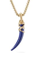 David Yurman collier Tusk Charm Enhancer en or 18ct - thumbnail