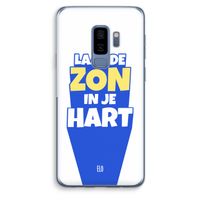 Laat de zon in je hart: Samsung Galaxy S9 Plus Transparant Hoesje