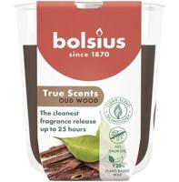 Bolsius geurglas true scents oud wood S Bolsius geurglas true scents oud wood S