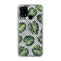 Geometrische jungle: Samsung Galaxy M31 Transparant Hoesje Geometrische jungle: Samsung Galaxy M31 Transparant Hoesje