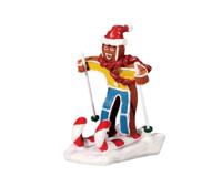 Candy cane skier - Lemax
