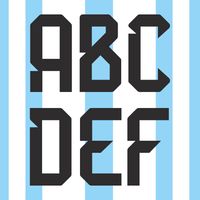 Letters Officiële Argentinië Bedrukking 2022-2024 - thumbnail