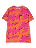 HUGO KIDS t-shirt à motif camouflage - Rose