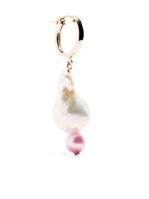 A Sinner in Pearls boucles d'oreilles pendantes à perles - Blanc