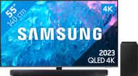 Samsung QLED 55Q74C (2023) + soundbar - thumbnail
