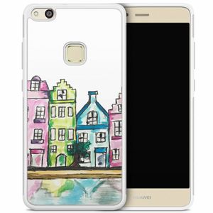 Huawei P10 Lite hoesje - Amsterdam grachtenpanden