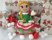 Haakpatroon byClaire Kerstmeisje Lisanne