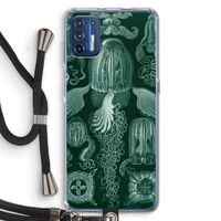 Haeckel Cubomedusae: Motorola Moto G9 Plus Transparant Hoesje met koord