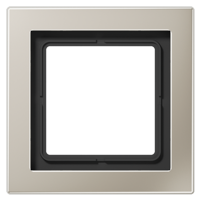 Jung LS Design Afdekraam Edelstaal 1-voudig ESD 2981